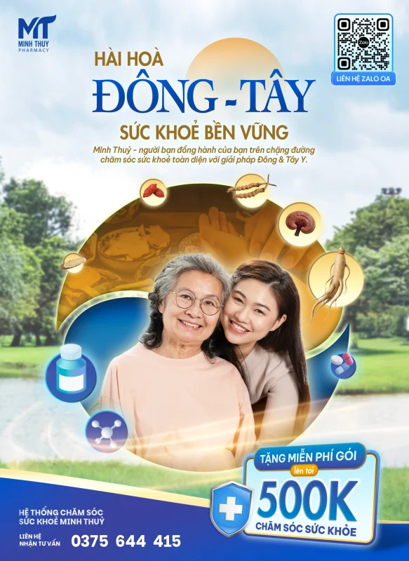 Hài hòa Đông – Tây: Gói trải nghiệm sức khỏe miễn phí đến 500.000 đồng tại Minh Thủy